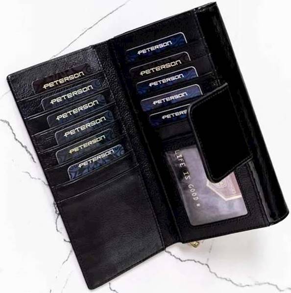 Portfel Damski PETERSON 42100 SH 9817 BLACK