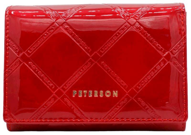 Portfel Damski PETERSON 445 PLT 6302 RED