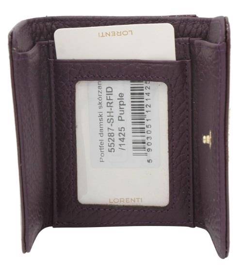Portfel Damski LORENTI 55287 SH RFID 1425 PURPLE