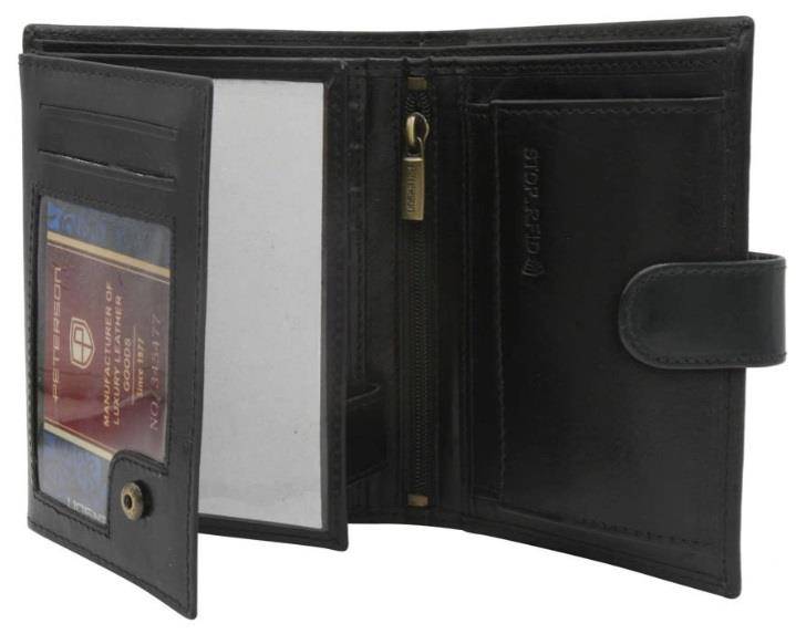 Portfel Męski PETERSON N62 VT 6220 BLACK