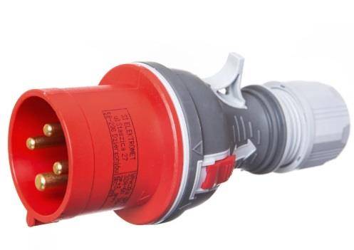 WTYCZKA SIŁOWA 32A 4 BOLCE ELEKTROMET