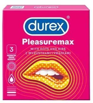 Prezerwa DUREX Pleasuremax Prąż z wypust./3/