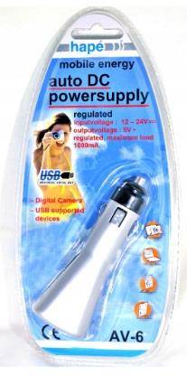 ŁADOWARKA SAMOCH.1 X USB 1A HAPE AV-6 5383