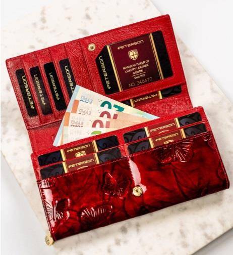 Portfel Damski PETERSON 42106 BF 0469 RED