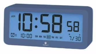 ZEG PF BUDZIK LCD LED 13401 NIEBIESKI