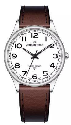 Zegarek J K NEW2 LG007-04 IPS MĘS SRE/BIA BRĄZ PAS