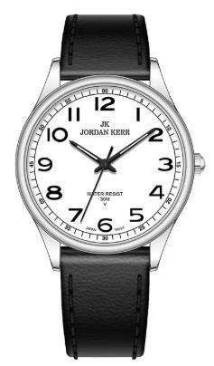 Zegarek J K NEW2 LG007-03 IPS MĘS SRE/BIA CZAR PAS