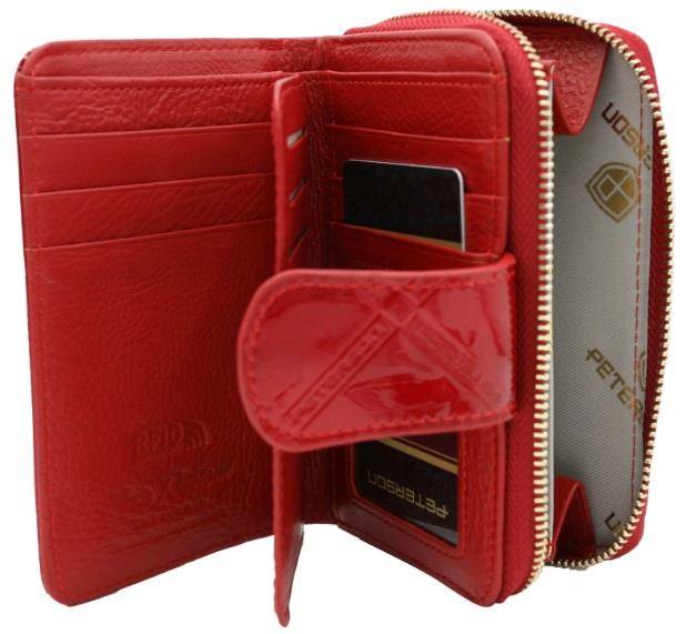 Portfel Damski PETERSON PTN 76115 PLT 6395  RED