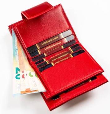 Portfel Damski PETERSON PTN 42329 BF 7204 RED