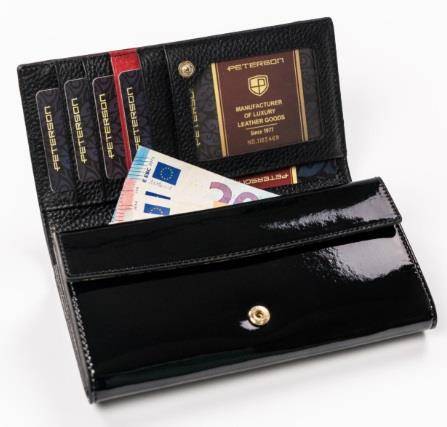 Portfel Damski PETERSON PTN CR 412 1674 BLACK