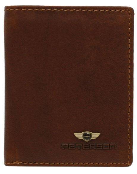 Portfel Męski PETERSON WL-0904 COM 5075 COGNAC