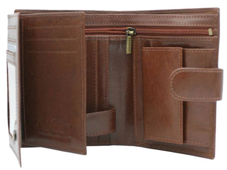Portfel Męski PETERSON 22308L VT 4720 BROWN