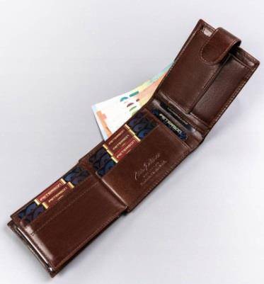 Portfel Męski PETERSON 22301L VT 4393 BROWN