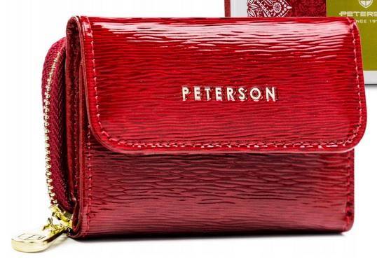 Portfel Damski PETERSON PTN 423229 SH 9961 RED