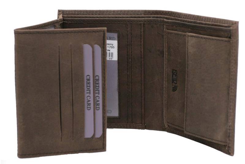 Portfel Męski WILD CZ 13 HLF 1795 BROWN