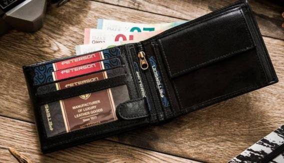 Portfel Męski PETERSON PTN 304 BIKE 5637 BLACK