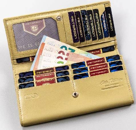 Portfel Damski PETERSON 4405 GOLD KA-23