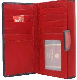 Portfel Damski PETERSON 9528 RED/NAVY KA-24