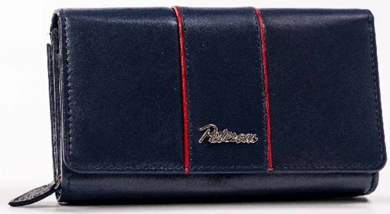 Portfel Damski PETERSON 4191 NAVY/RED KA-22