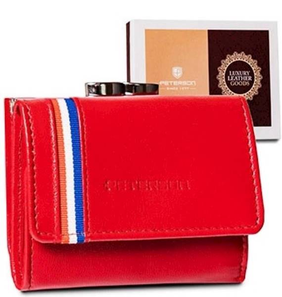 Portfel Damski PETERSON PTN 8568 RED RD-25-GCL-A