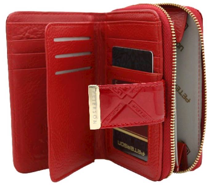 Portfel Damski PETERSON 6333 RED 54033-PL