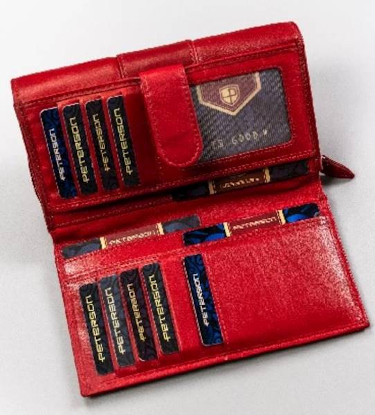 Portfel Damski PETERSON 4207 RED