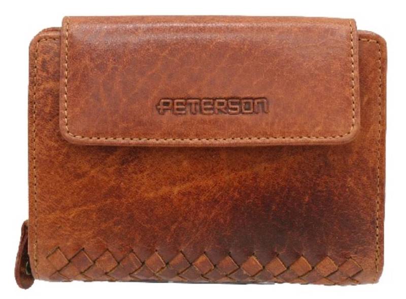 Portfel Damski PETERSON 4482  WD2-VLCN COGNAC