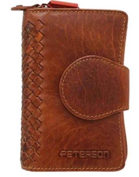 Portfel Damski PETERSON 4468 COGNAC WD1-VLCN-