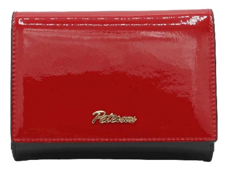 Portfel Damski PETERSON 6808 BLACK/RED 1N-445