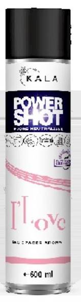 POWER SHOT 600ML SPRAY I LOVE