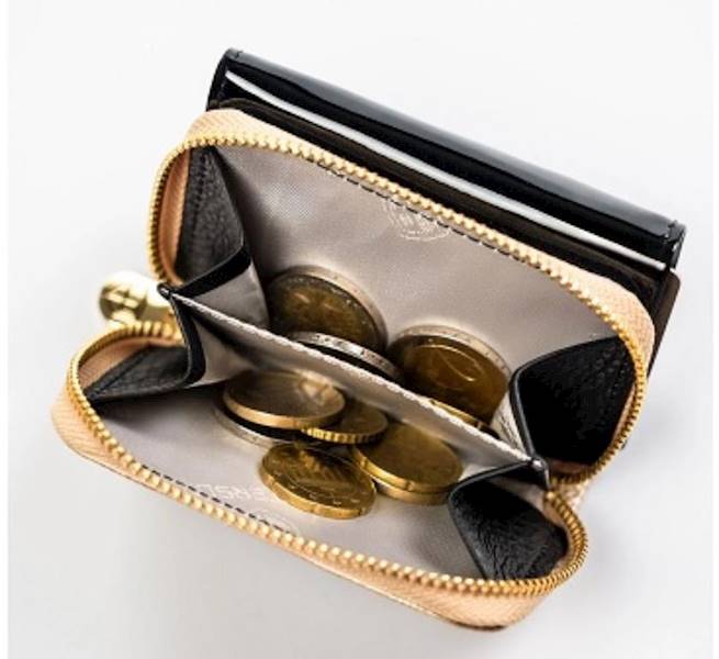 Portfel Damski PETERSON 0636 BLACK-GOLD