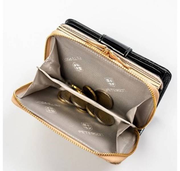 Portfel Damski PETERSON 0605 BLACK-GOLD