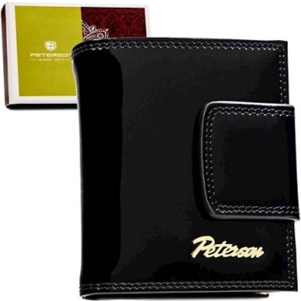 Portfel Damski PETERSON 0612 BLACK-GOLD
