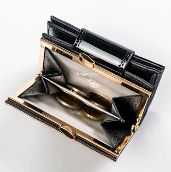 Portfel Damski PETERSON 0612 BLACK-GOLD