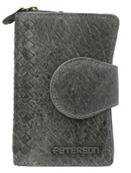 Portfel Damski PETERSON PTN 4475 BL/GRAY WD1-VLCN