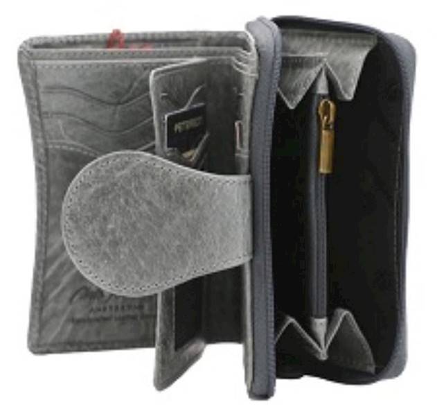 Portfel Damski PETERSON PTN 4475 BL/GRAY WD1-VLCN