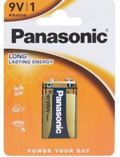 Bateria Panasonic 9V 6LR61 ALKAICZNA POWER/BL1/18