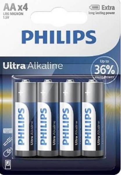 Bateria Philips R6L/4 bl ALKAICZNA ULTRA/NIEBIESKA
