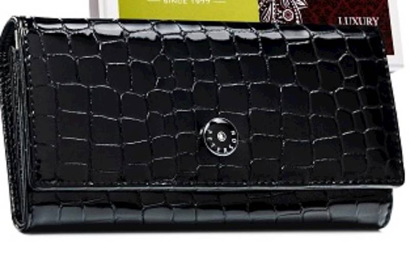 Portfel Damski PETERSON SKORZANY 2152 BLACK