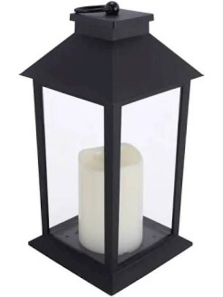 Znicz  Latarnia duży solarny  zmierzchowy  28 cm