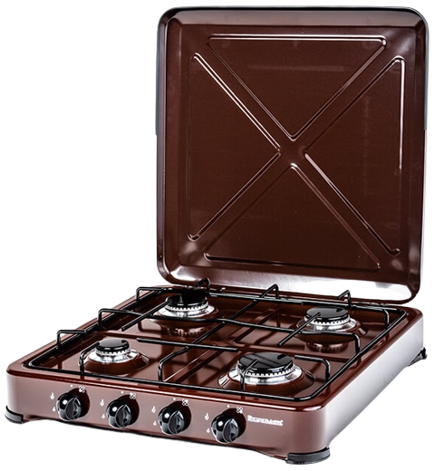 RAVANSON KUCHENKA GAZOWA 4-PAL. K-04BR brązowa
