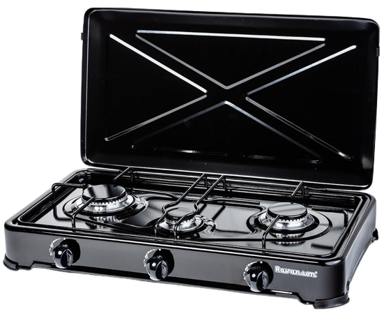 RAVANSON KUCHENKA GAZOWA 3-PAL. K-03TB czarna