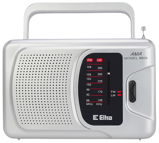 ELTRA RADIO ANIA 3 srebrne