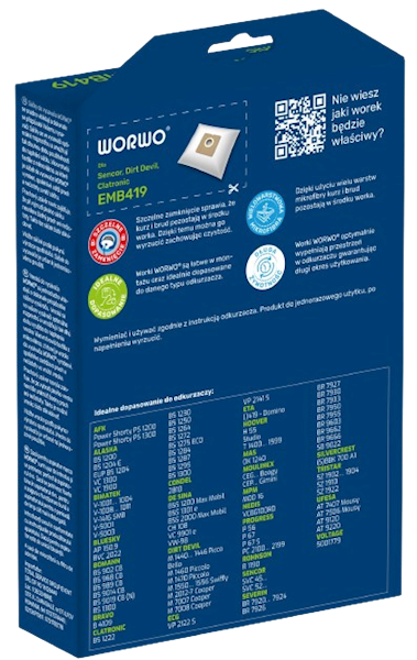 WORWO WORKI ETA EMB-419 6 sztuk