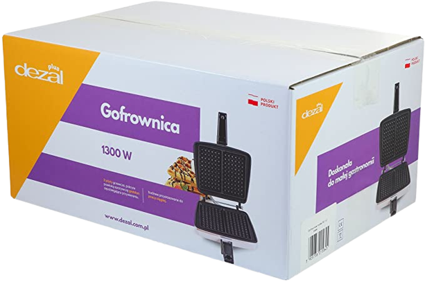 DEZAL GOFROWNICA 301.5 gruba kratka biała