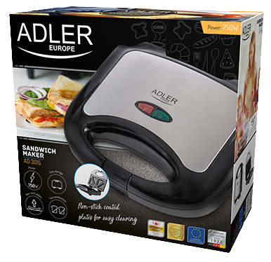 ADLER OPIEKACZ AD-3015 850W