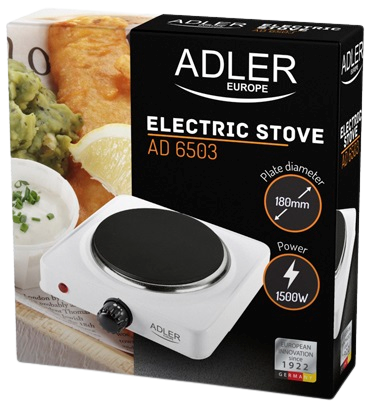 ADLER KUCHENKA ELEKTRYCZNA AD-6503 1-PŁYTOWA