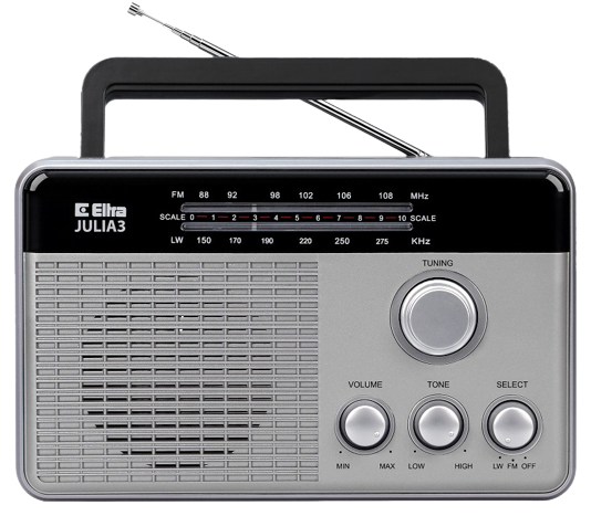 ELTRA RADIO JULIA 3 srebrna