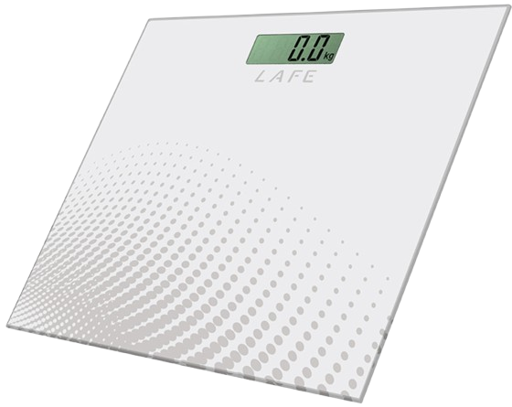 LAFE WAGA ŁAZIENKOWA FitScale 44590 szklana biała