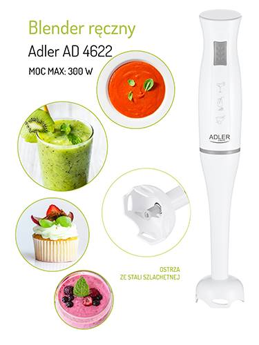 ADLER BLENDER AD-4622 300W biały